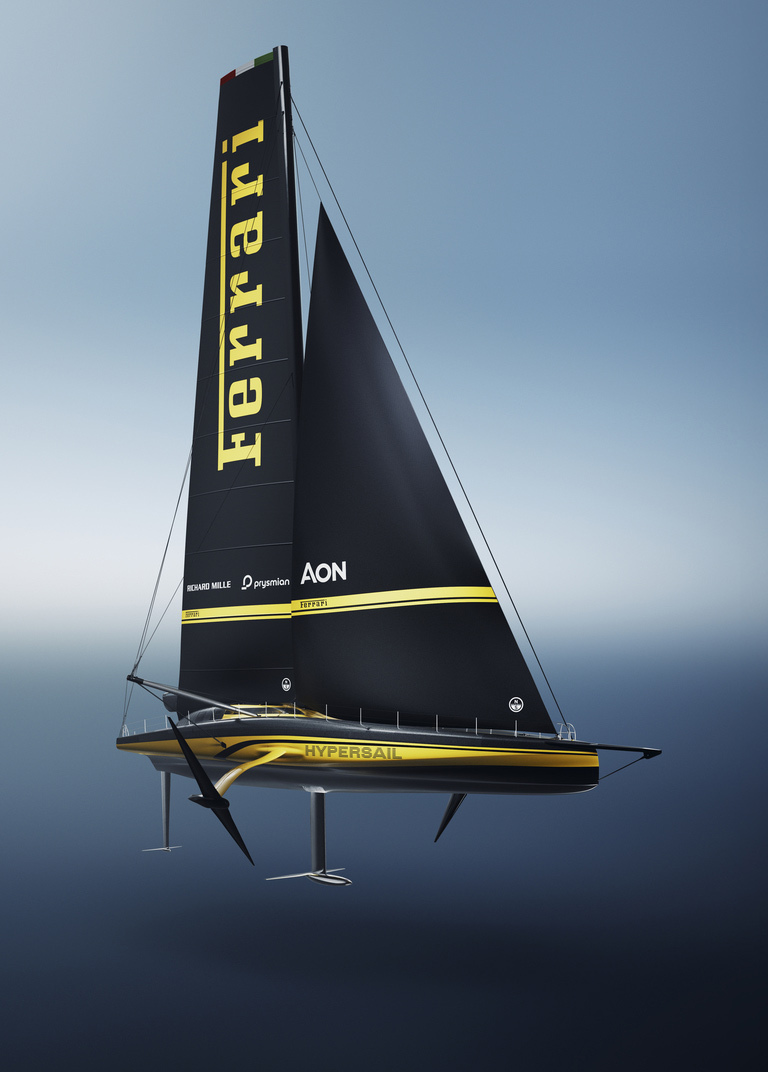 Boero Yacht Coatings beyond the limits with Ferrari Hypersail